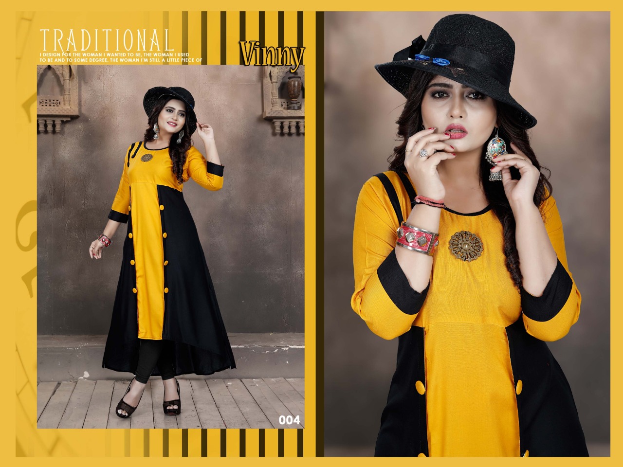 Vinny Designer Kurtis Catalogue