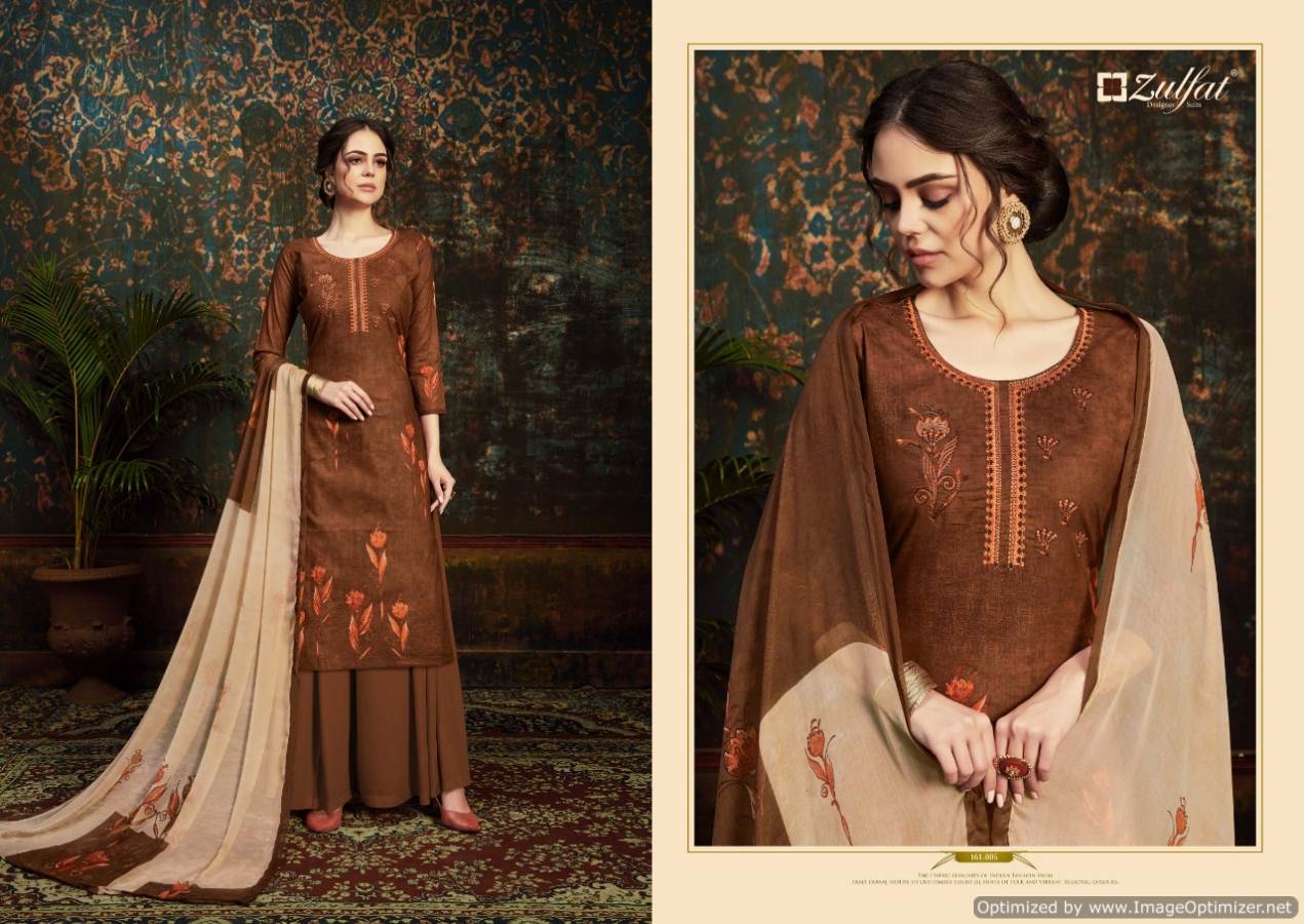 Zulfat Present Rosie Dress Material Collection.