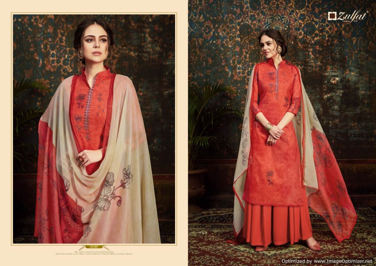 Zulfat Present Rosie Dress Material Collection.