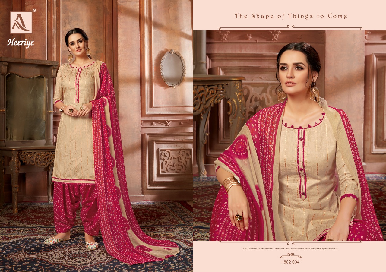 Alok Present Heeriye Dress Material Catalogue
