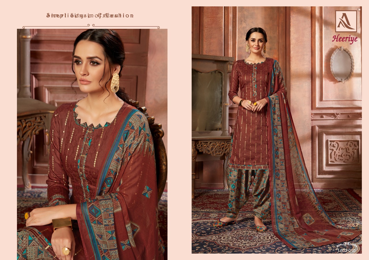 Alok Present Heeriye Dress Material Catalogue