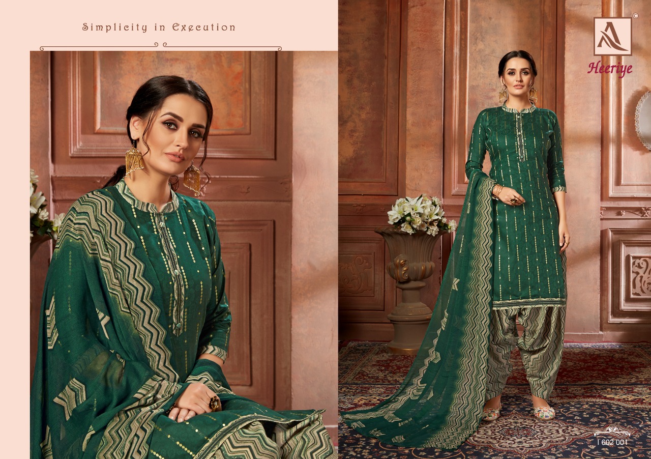 Alok Present Heeriye Dress Material Catalogue