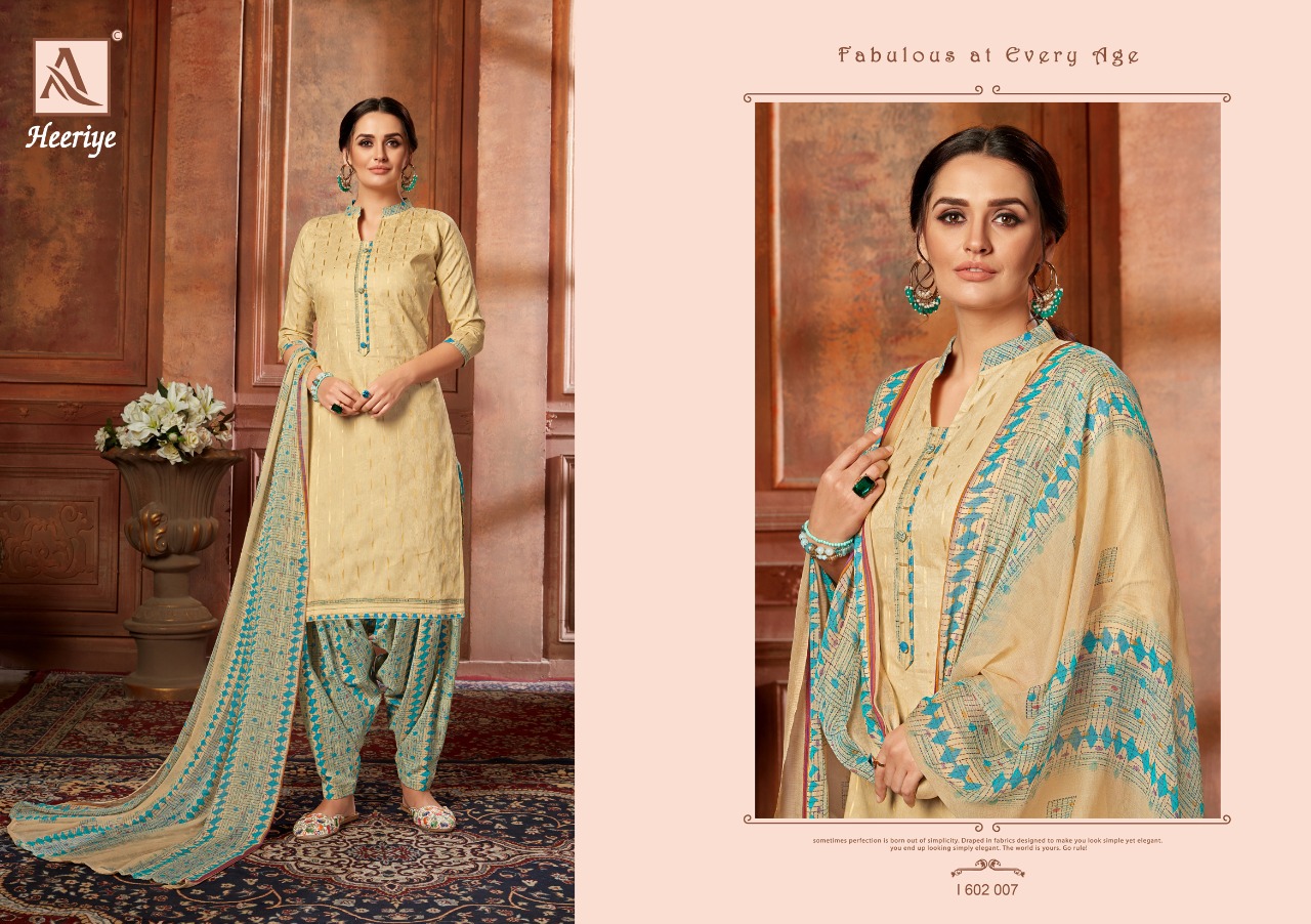 Alok Present Heeriye Dress Material Catalogue