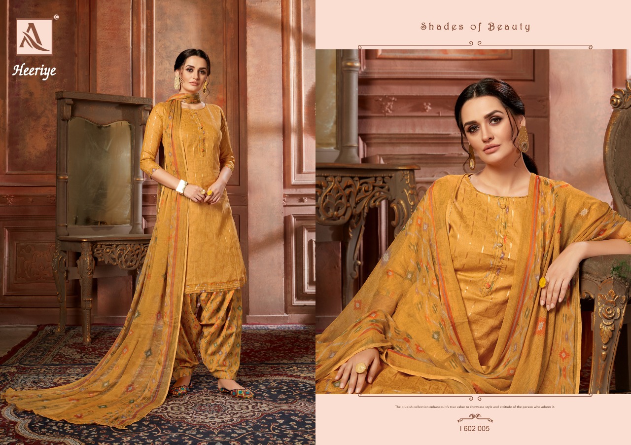 Alok Present Heeriye Dress Material Catalogue