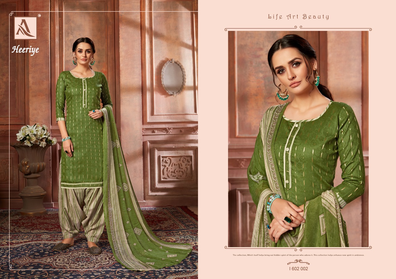 Alok Present Heeriye Dress Material Catalogue