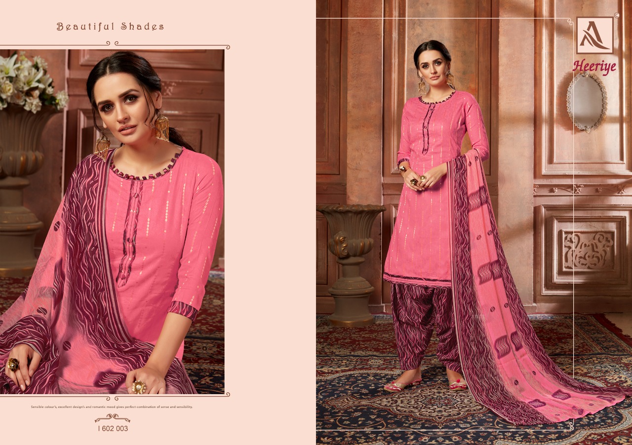 Alok Present Heeriye Dress Material Catalogue