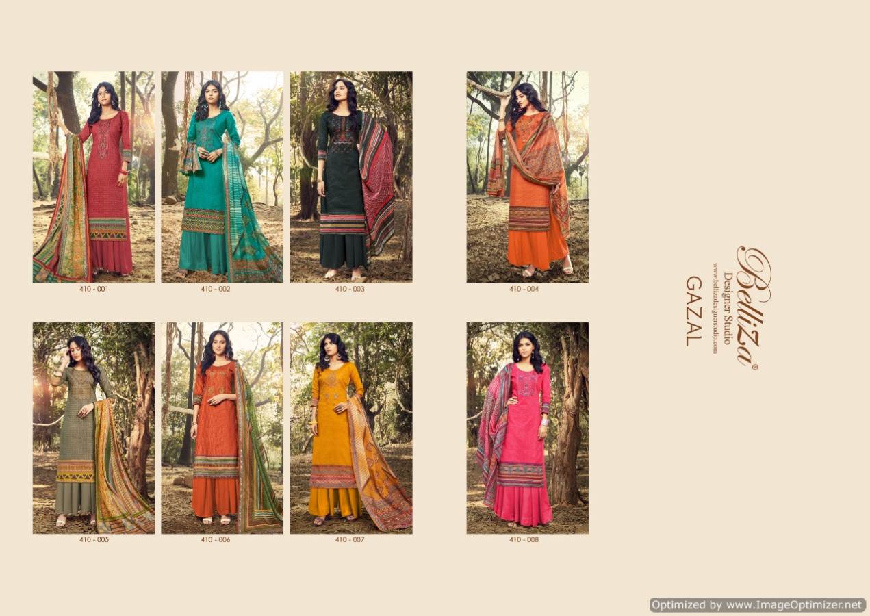 Belliza Present Gazal Digital Printed Dress Material