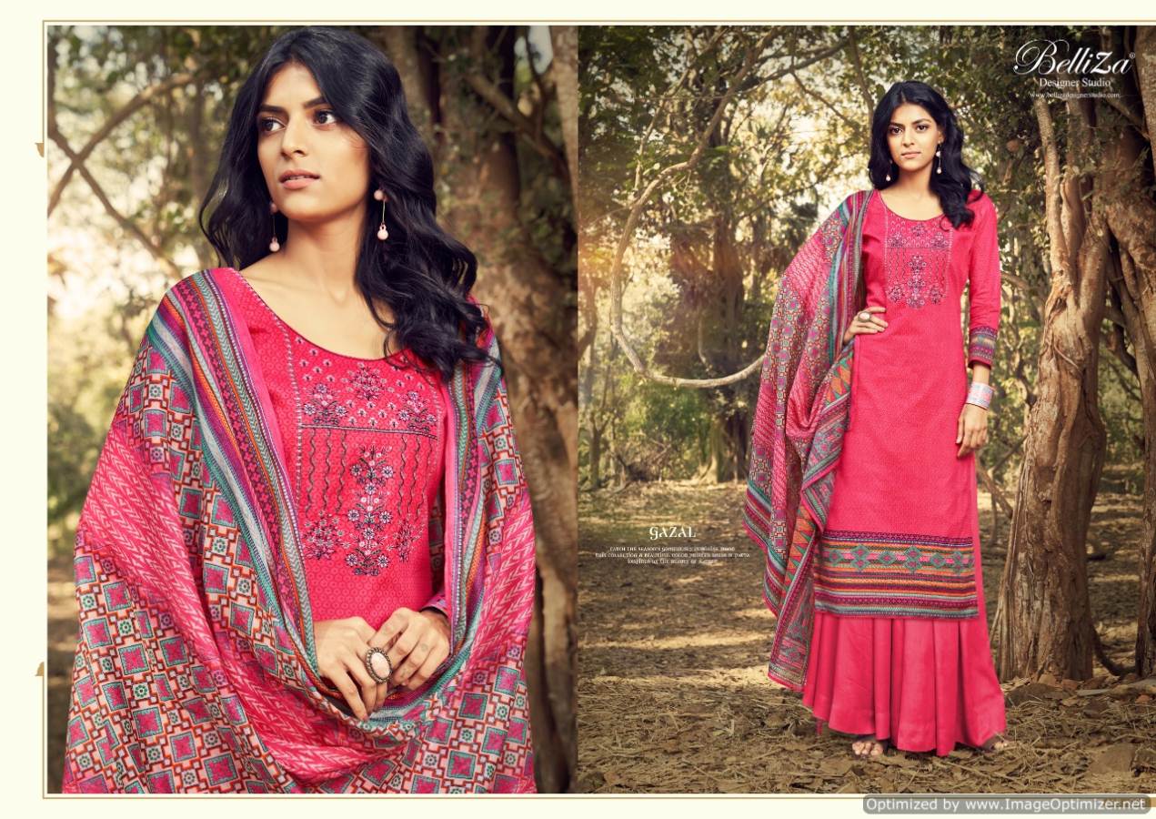 Belliza Present Gazal Digital Printed Dress Material