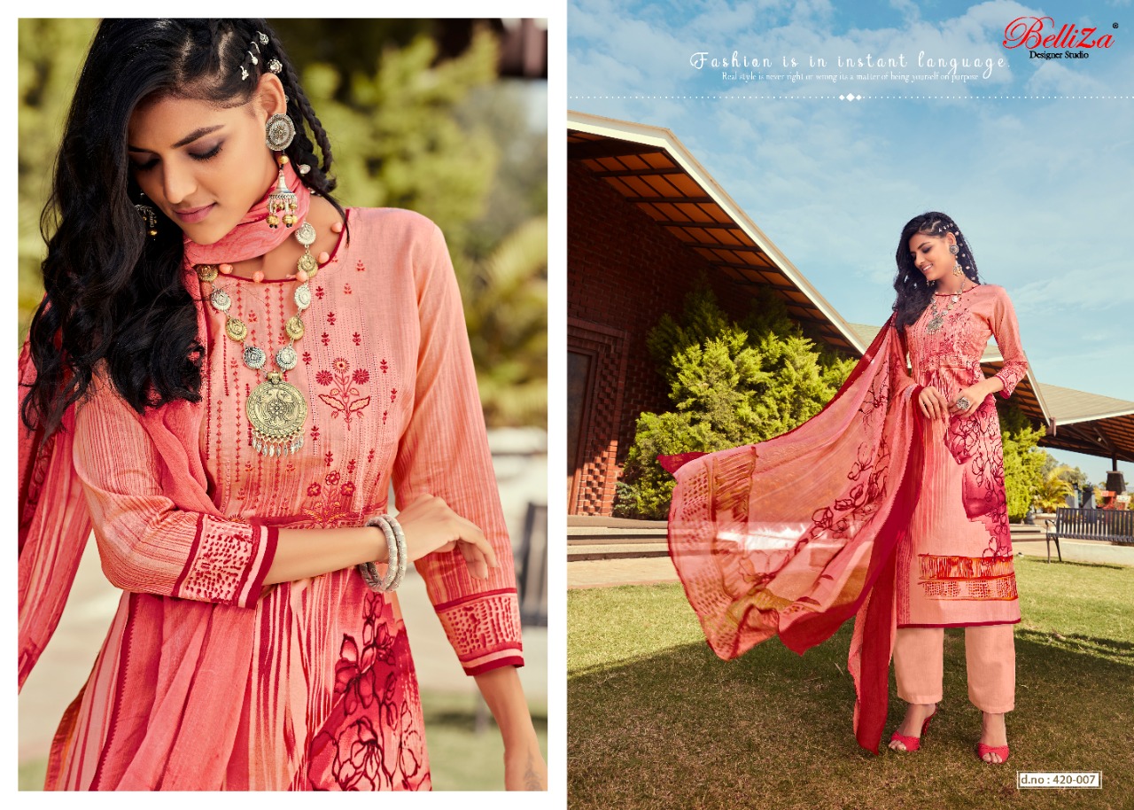 Belliza Present Mahira Dress Material Catalogue