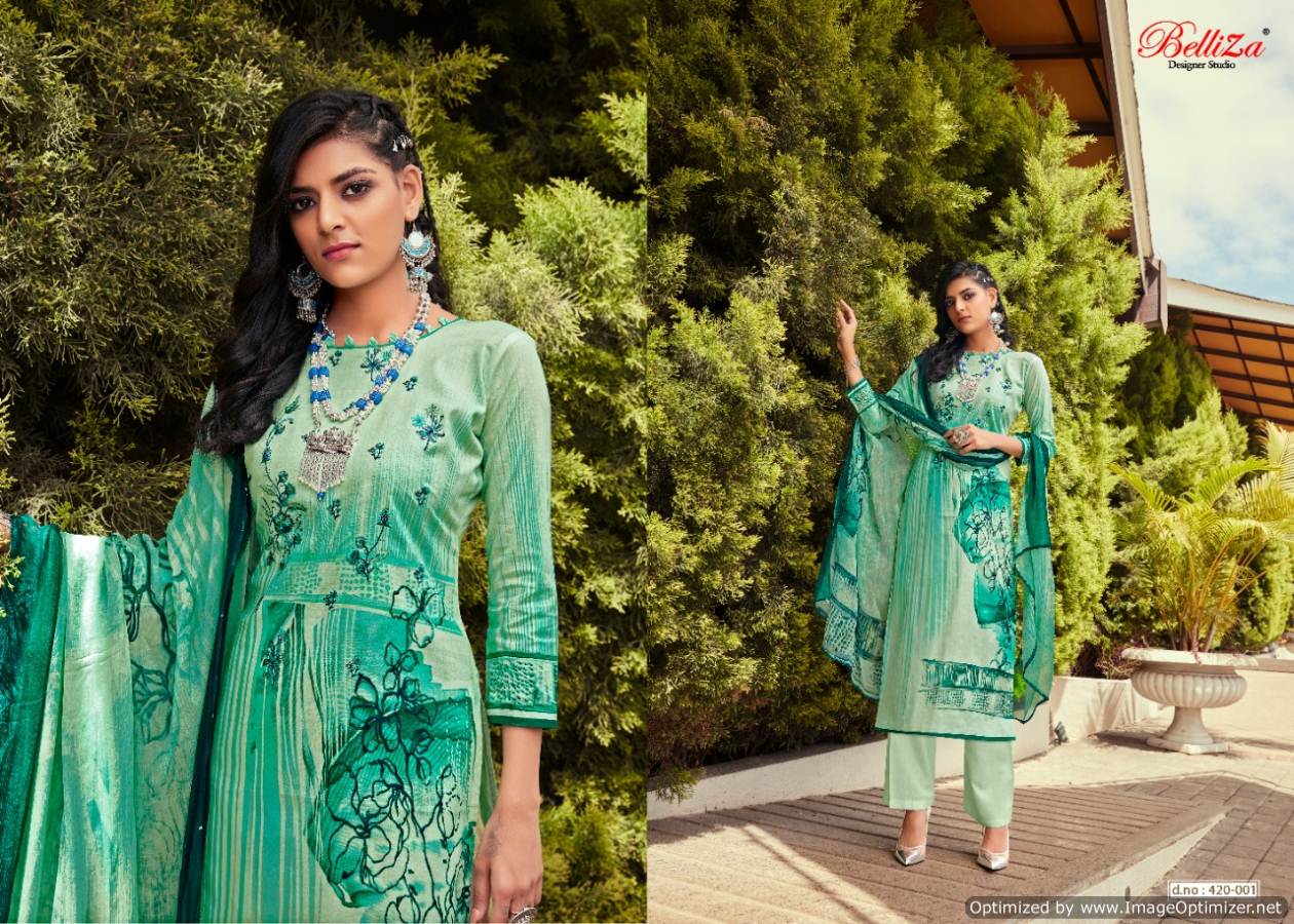 Belliza Present Mahira Dress Material Collection.