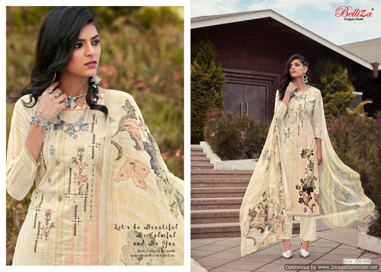 Belliza Present Mahira Dress Material Collection.