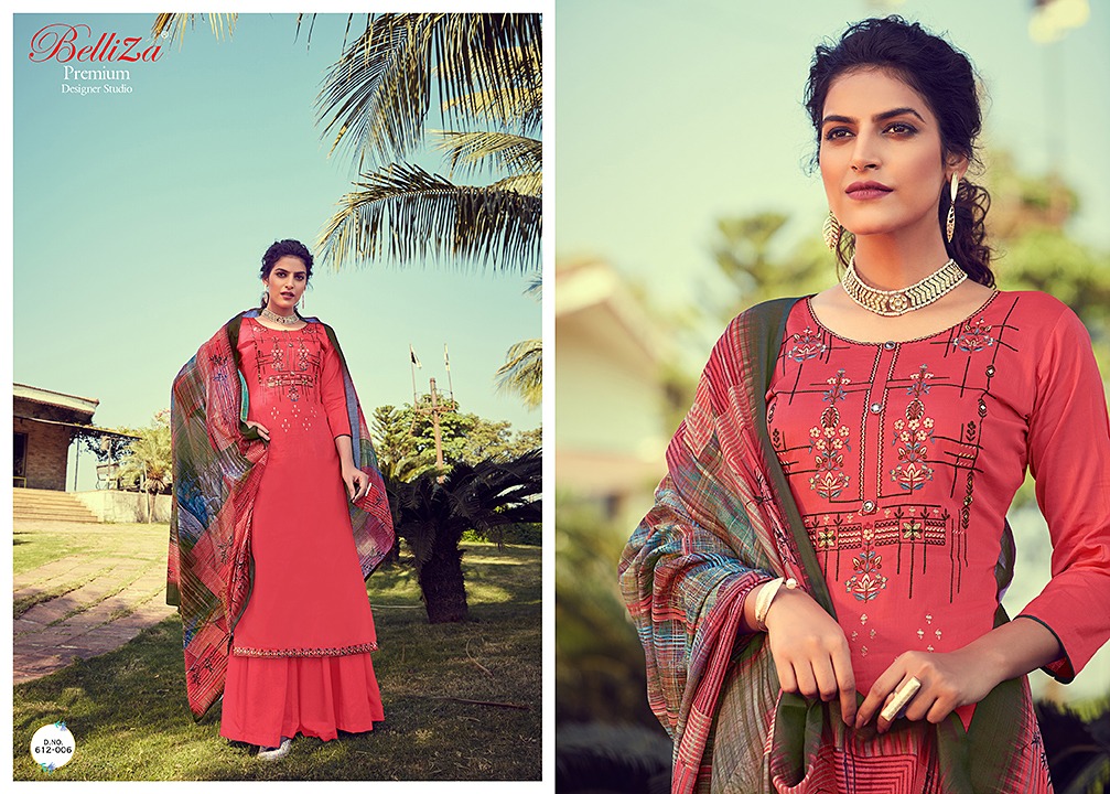 Belliza Present Ripple Dress Material Catalogue