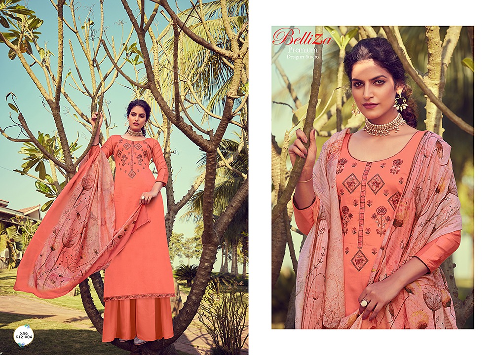 Belliza Present Ripple Dress Material Catalogue