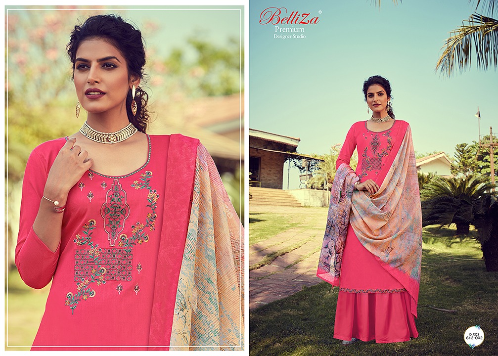 Belliza Present Ripple Dress Material Catalogue