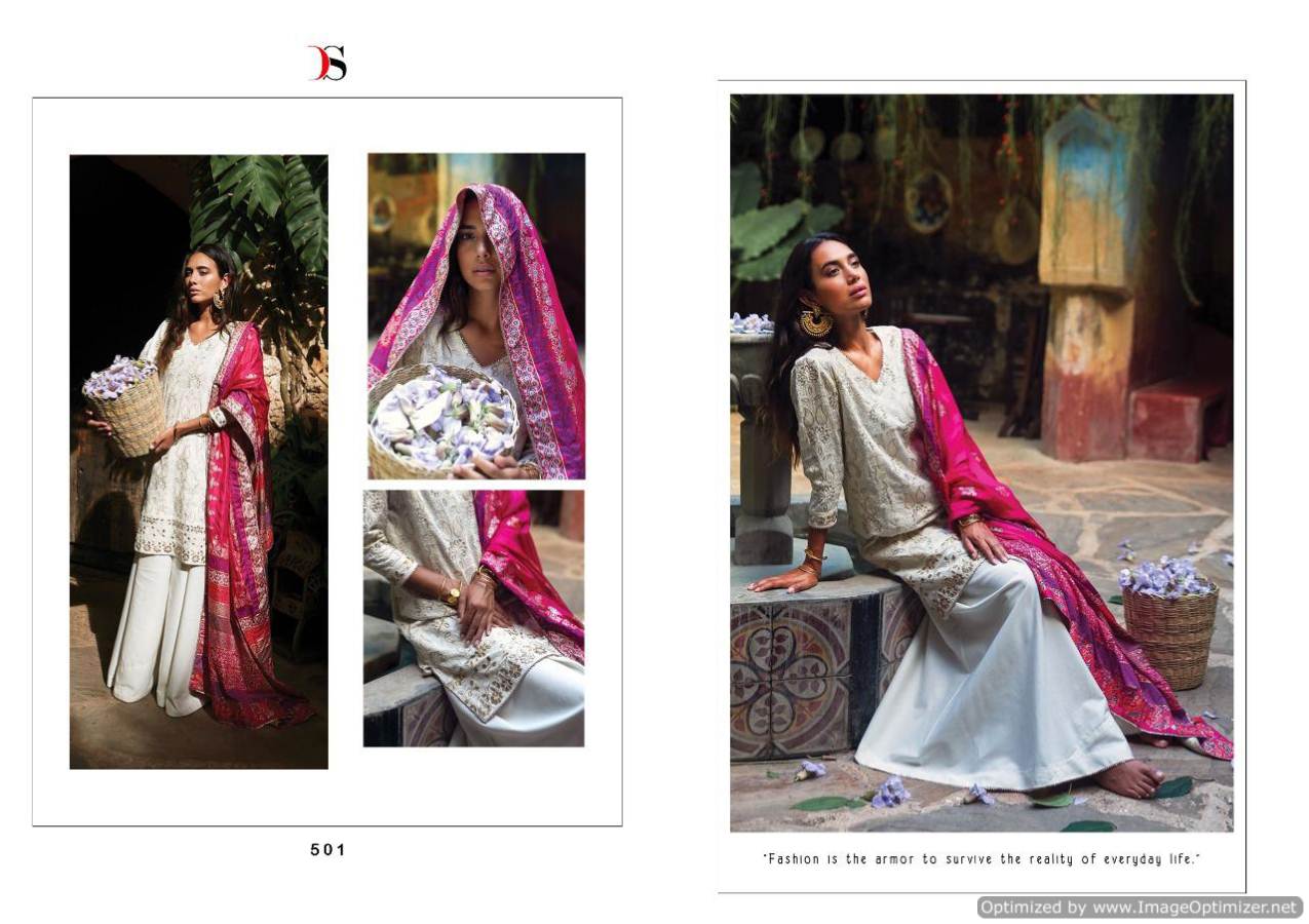 Deepsy Present Qalamkar Pakistani Salwar Suits