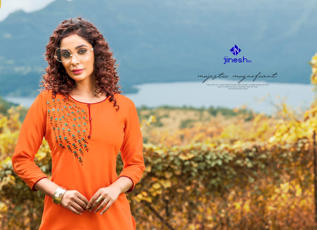 Jinesh Nx Present Aashiqui Plus Vol 1 Kurtis Catalogue