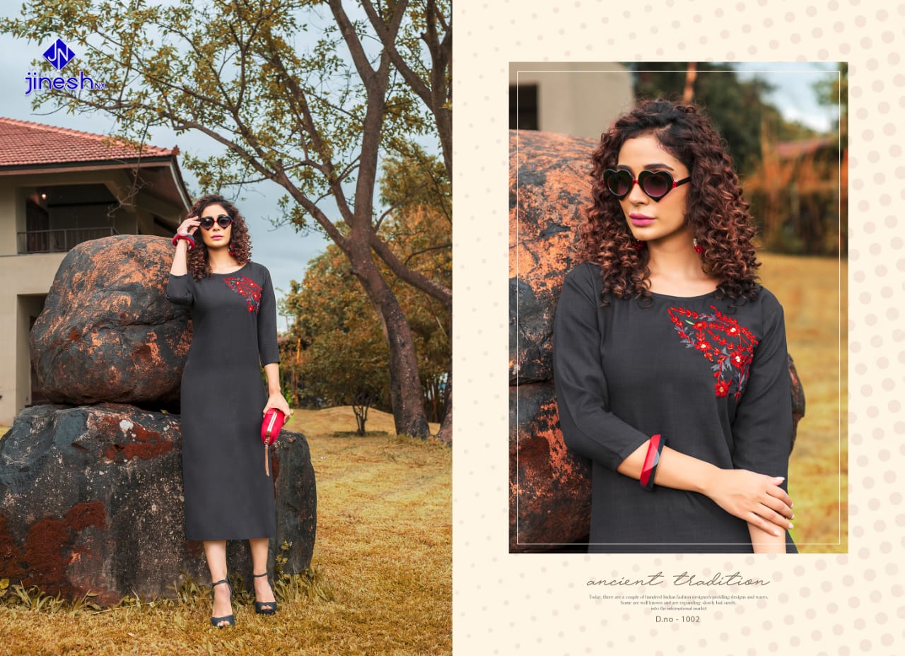 Jinesh Nx Present Aashiqui Plus Vol 1 Kurtis Catalogue