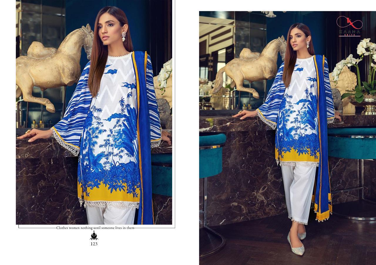 Kaara Present Muzlin Pakistani Suit Catalogue