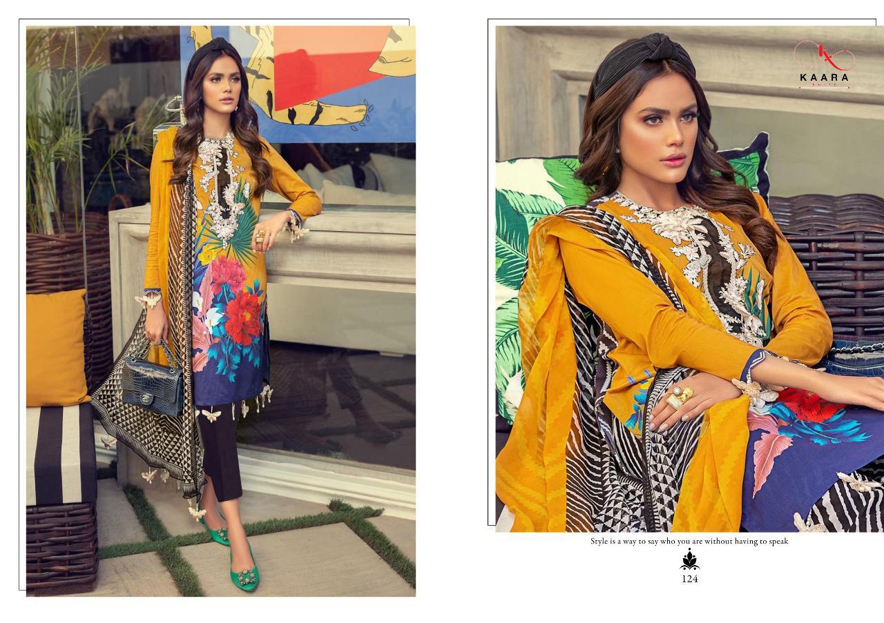 Kaara Present Muzlin Pakistani Suit Catalogue