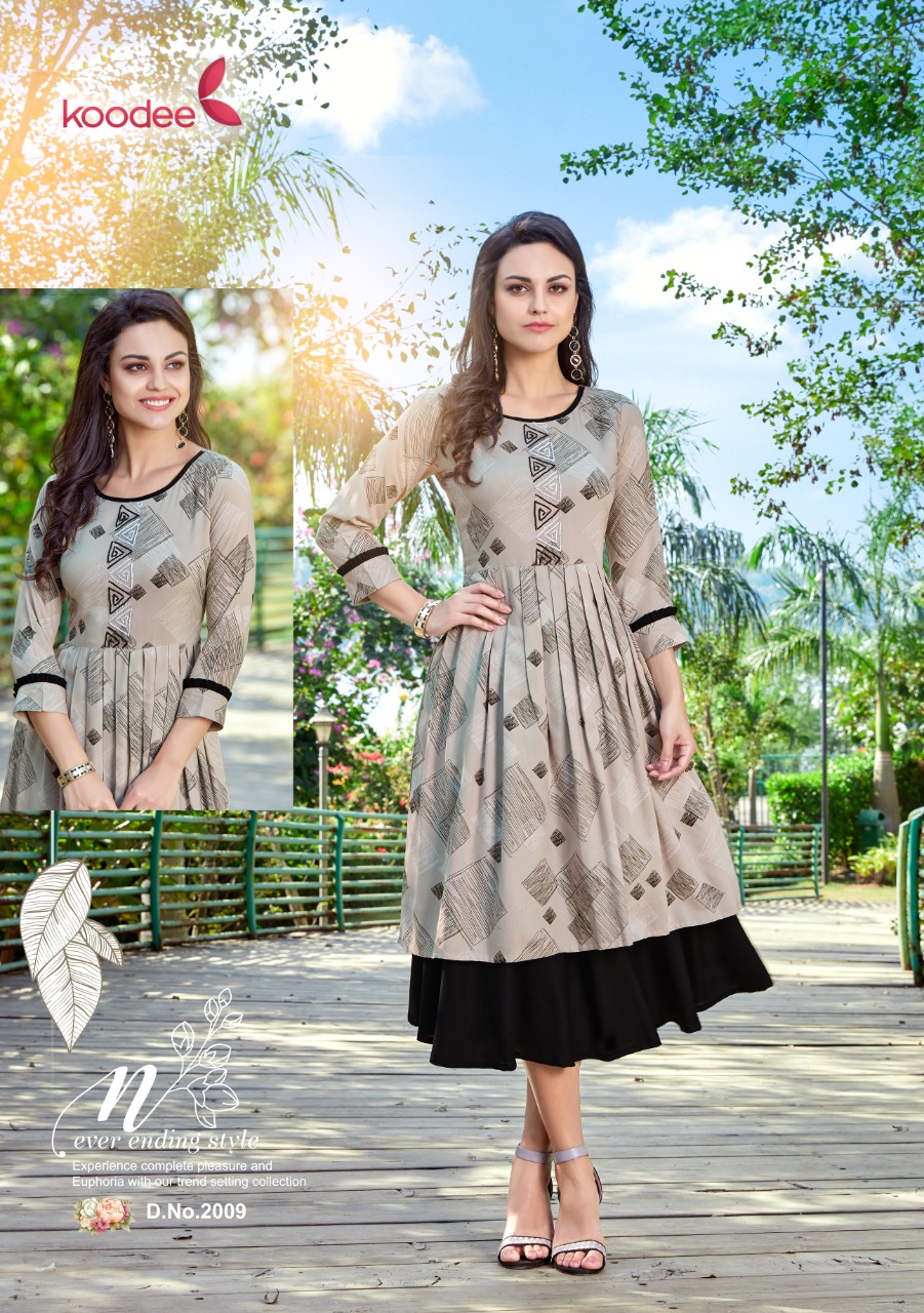 Koodee Present Chahat Kurtis Catalogue