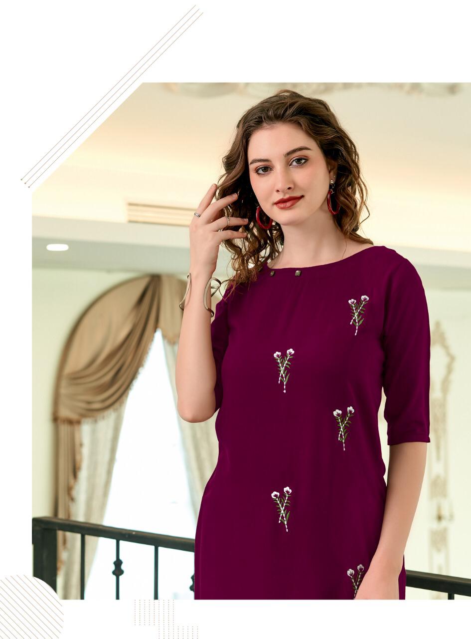 Ladies Flavour Present Serena Kurtis Catalogue