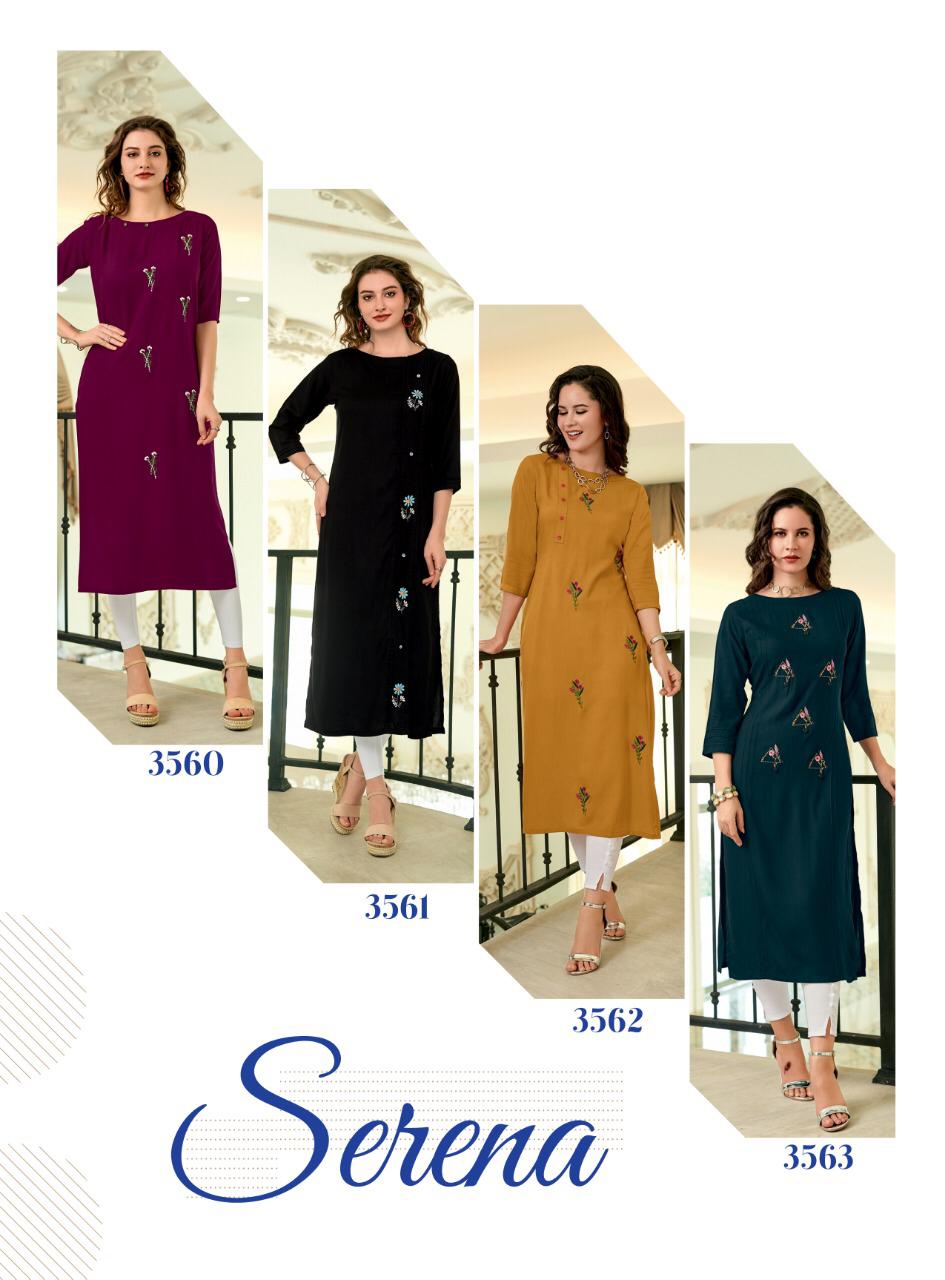 Ladies Flavour Present Serena Kurtis Catalogue