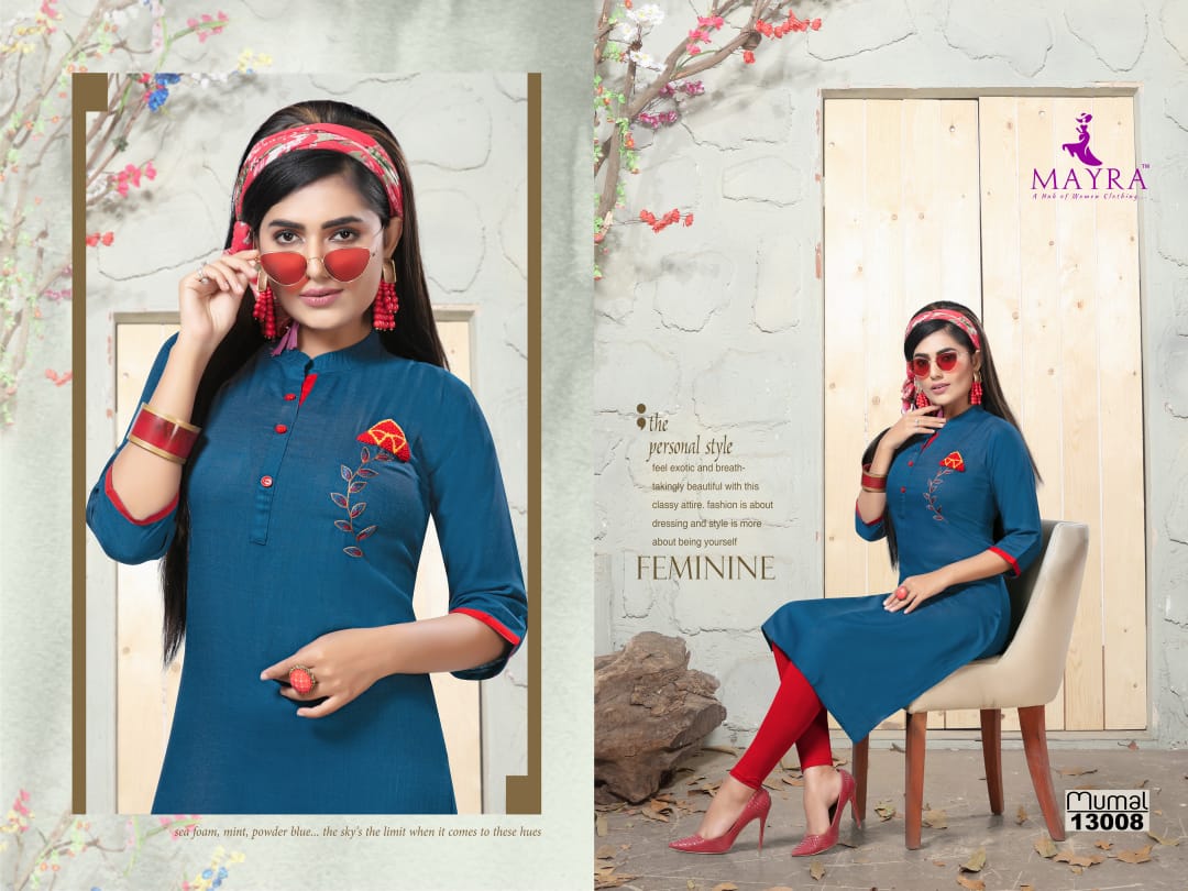 Mayra Present Mumal Kurtis Catalogue