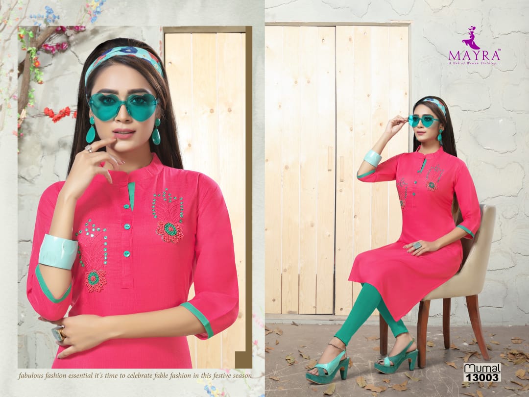 Mayra Present Mumal Kurtis Catalogue