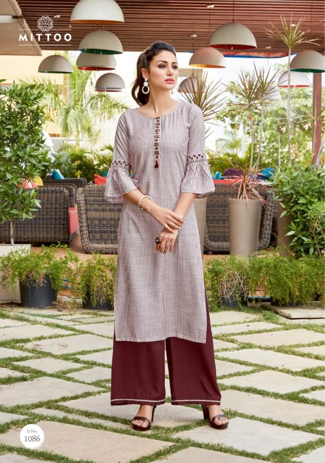 Mittoo Present Saawariya Vol 2 Kurti With Palazzo Collection.