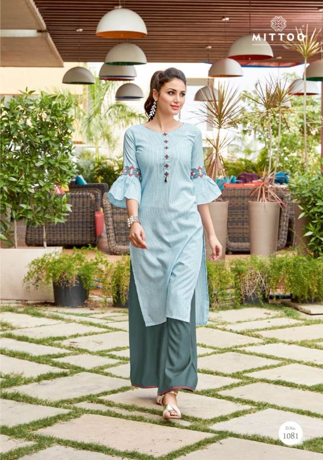 Mittoo Present Saawariya Vol 2 Kurti With Palazzo Collection.