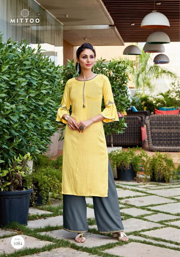 Mittoo Present Saawariya Vol 2 Kurti With Palazzo Collection.