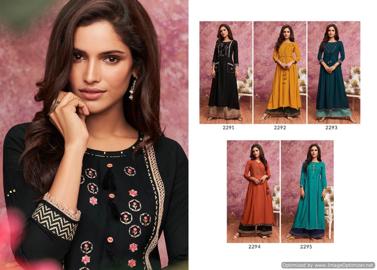 Rangoon Present Merry Kurti With Bottom Collection