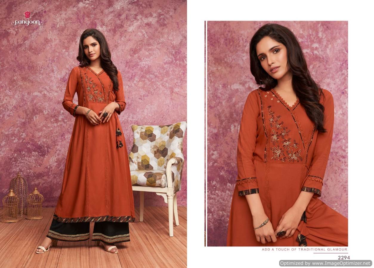 Rangoon Present Merry Kurti With Bottom Collection