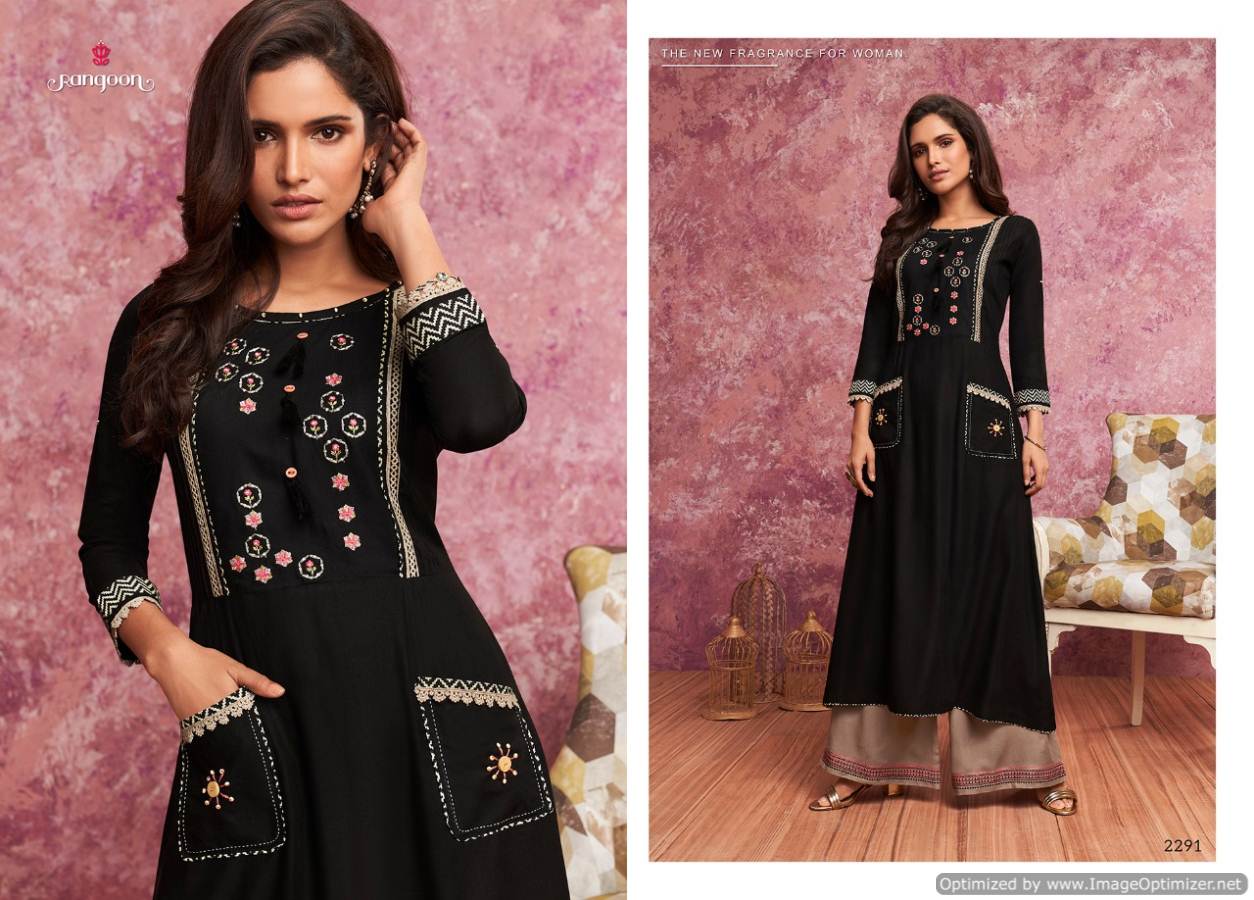 Rangoon Present Merry Kurti With Bottom Collection