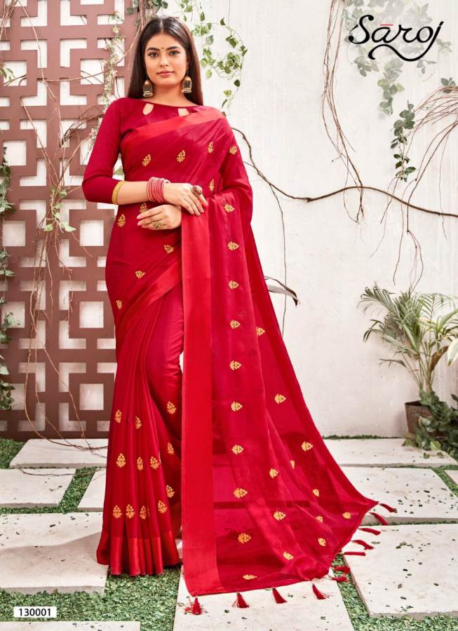 Saroj Present Natkhat Chiffon Saree Collection