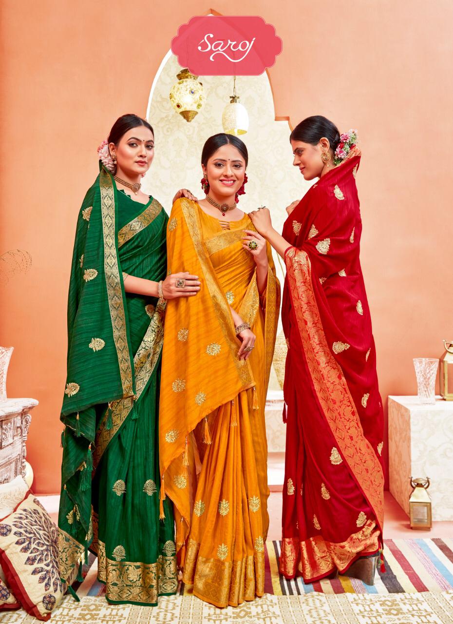Saroj Present Raadhya Sarees Catalogue