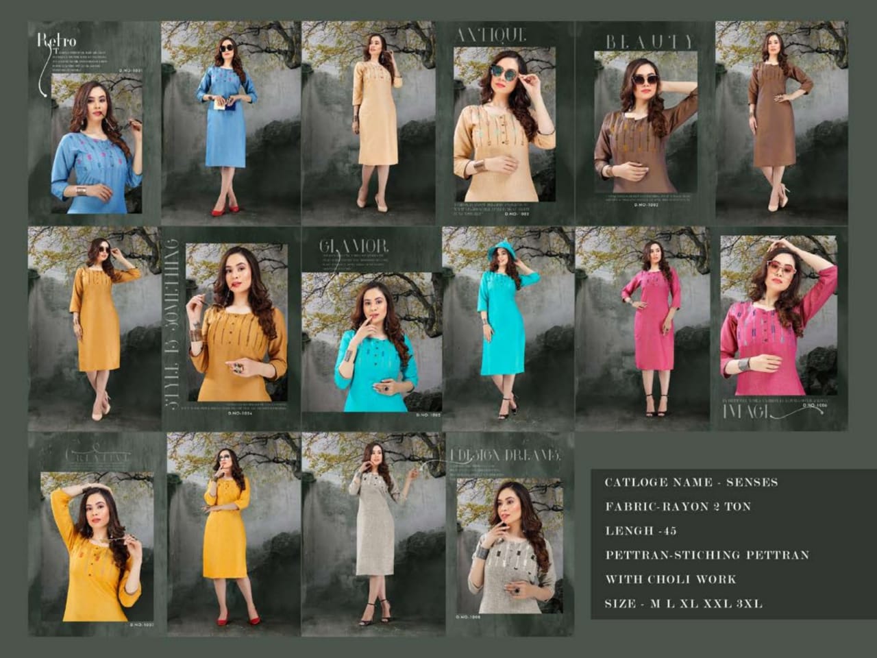 Senses Casual Wear Kurtis Catalogue