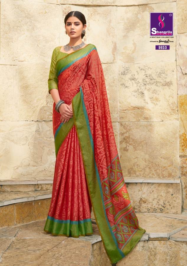 Shangrila Present Fionaa Brasso Sarees Catalogue
