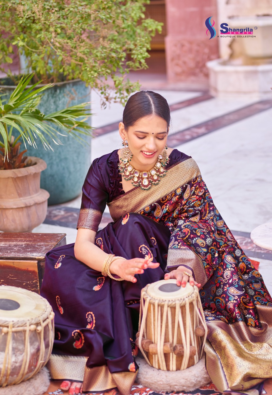 Shangrila Present  Kaasani  Sarees Catalogue