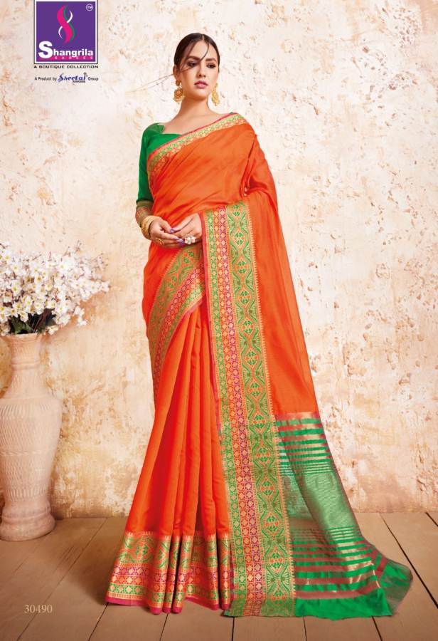Shangrila Present Kalamkari Vol 6 Saree Collection