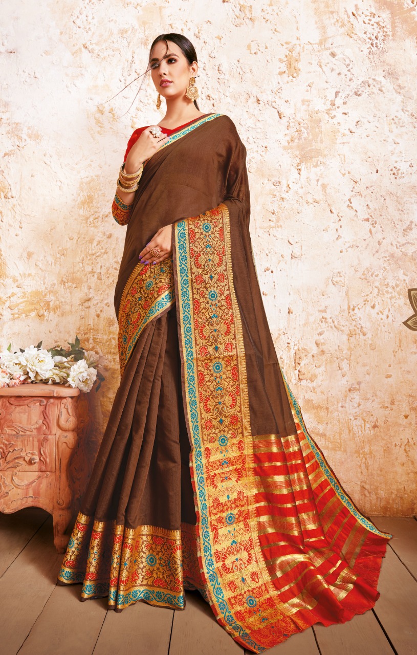 Shangrila Present Kalamkari Vol 6 Sarees Catalogue