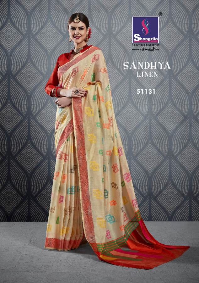 Shangrila Present Sandhya Sarees Catalogue