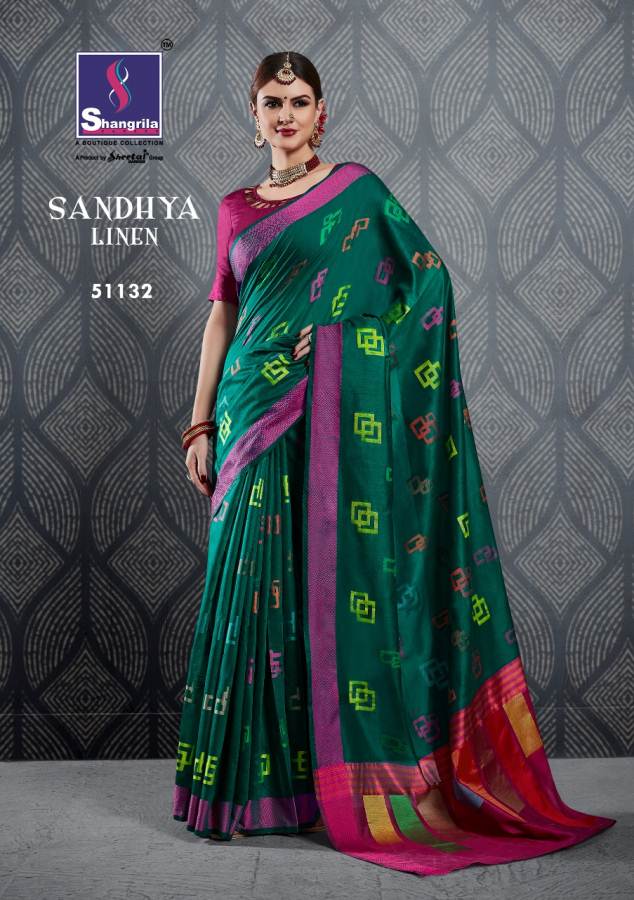 Shangrila Present Sandhya Sarees Catalogue