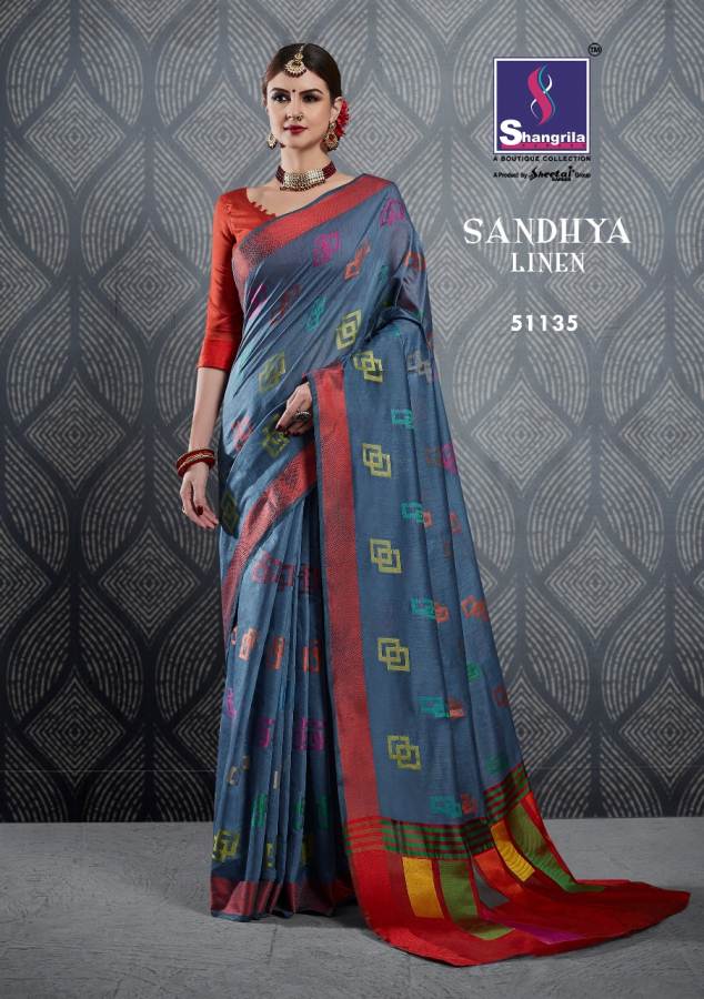 Shangrila Present Sandhya Sarees Catalogue
