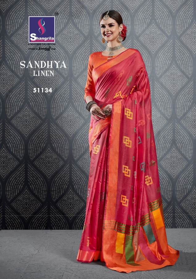 Shangrila Present Sandhya Sarees Catalogue