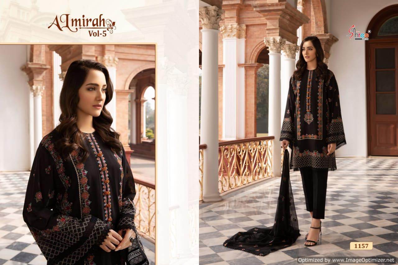 Shree Present Almirah Vol 5 Pakistani Salwar Suits