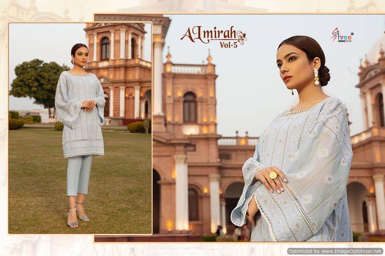 Shree Present Almirah Vol 5 Pakistani Salwar Suits