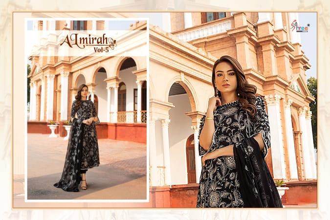 Shree Present Almirah Vol 5 Pakistani Salwar Suits