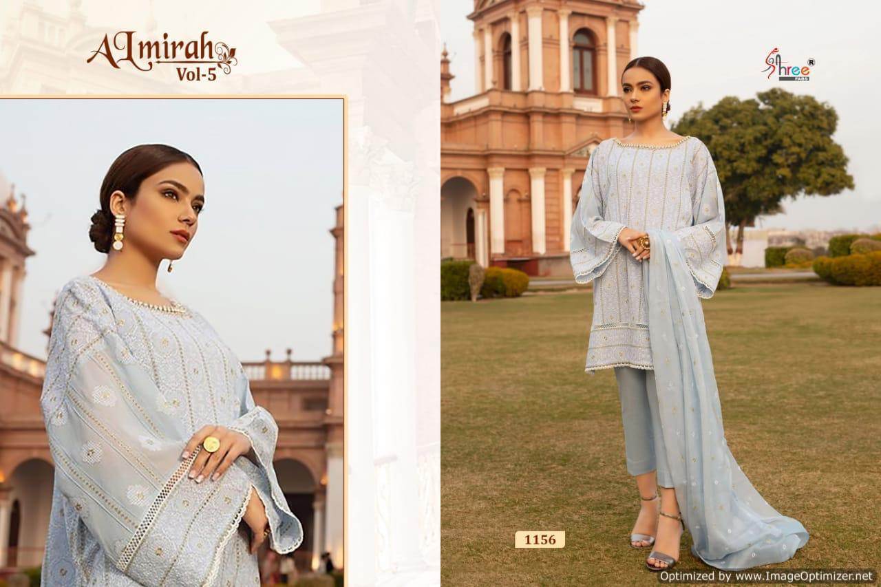 Shree Present Almirah Vol 5 Pakistani Salwar Suits