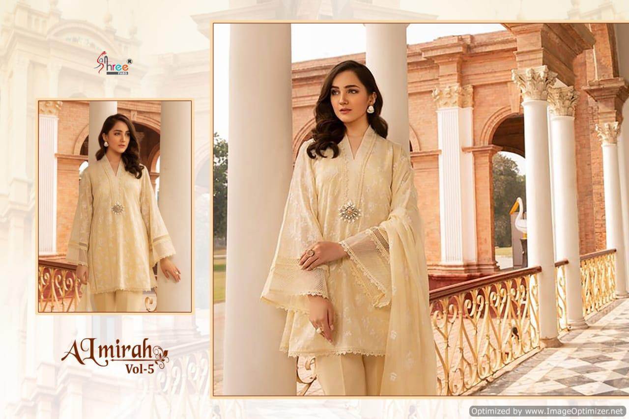 Shree Present Almirah Vol 5 Pakistani Salwar Suits